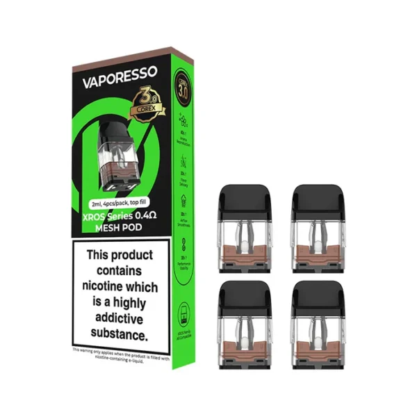 0.4ohm Vaporesso XROS COREX 3.0 Pods Vapour Deal 700x700
