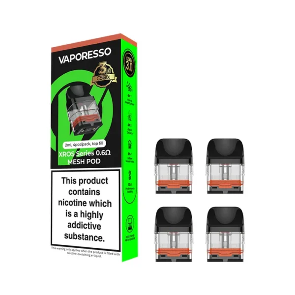 0.6ohm Vaporesso XROS COREX 3.0 Pods 700x700